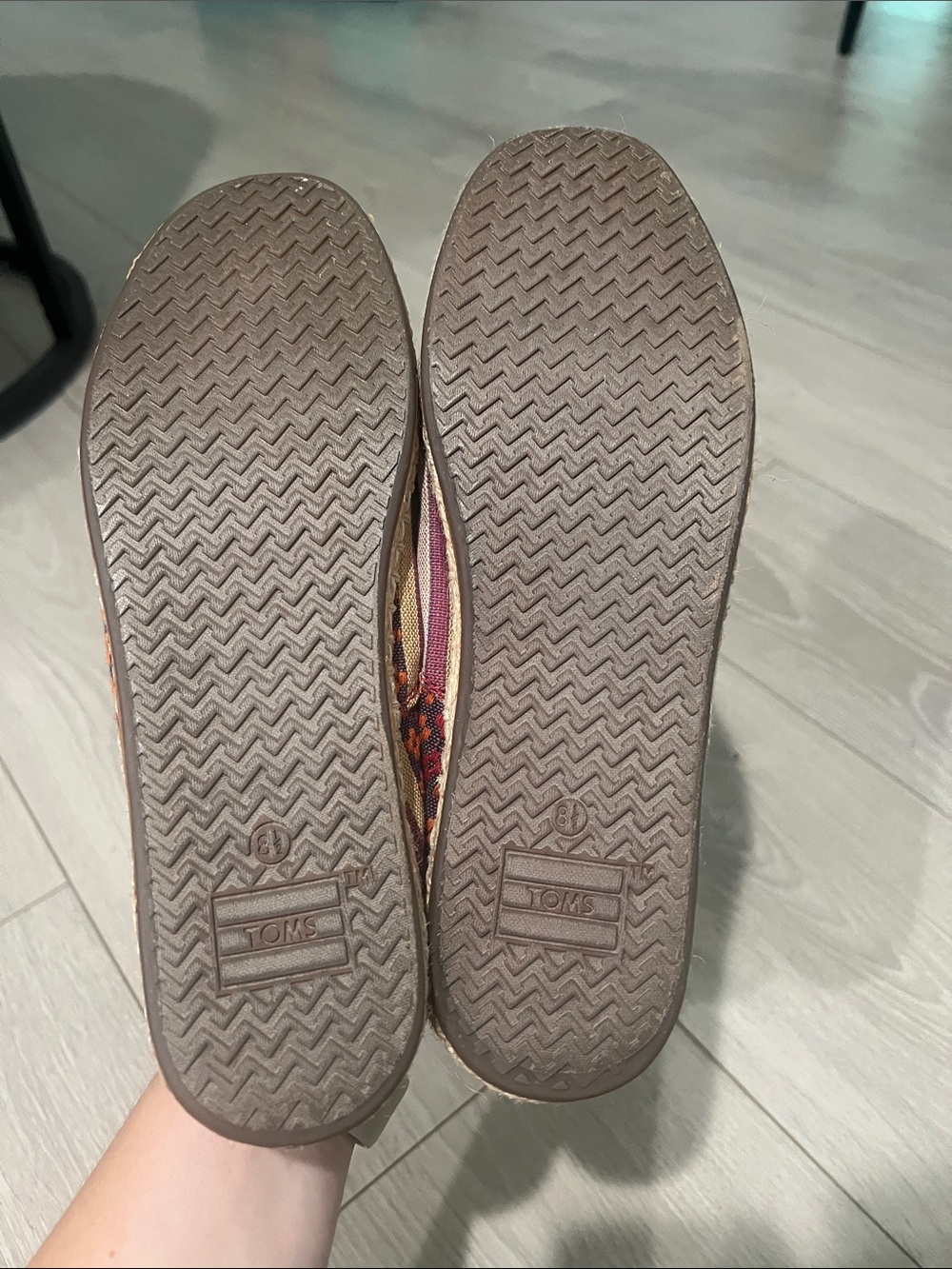 TOMS Multicolor Woven Slip-On Espadrilles - Picture 3 of 11
